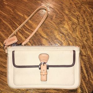 Coach Authentic Canvas Wristlet